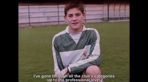 En ung Iker Casillas. 